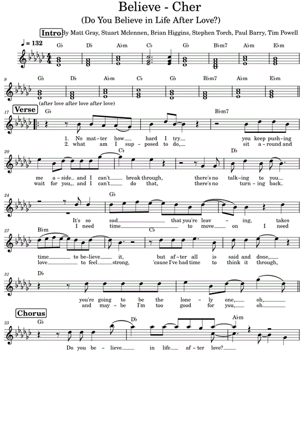 Sheet Music