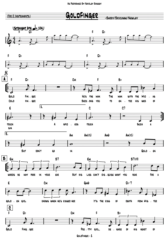 Sheet Music