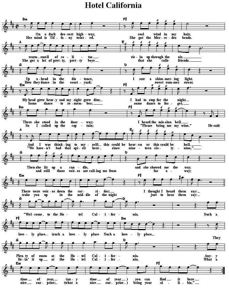 Sheet Music