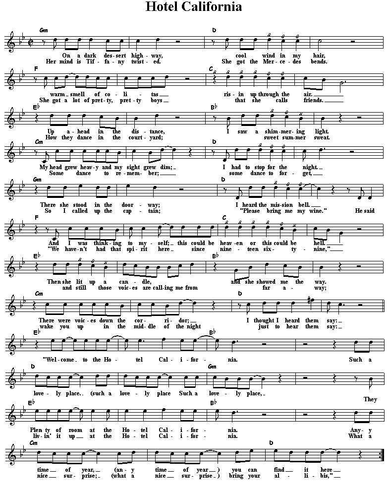 Sheet Music