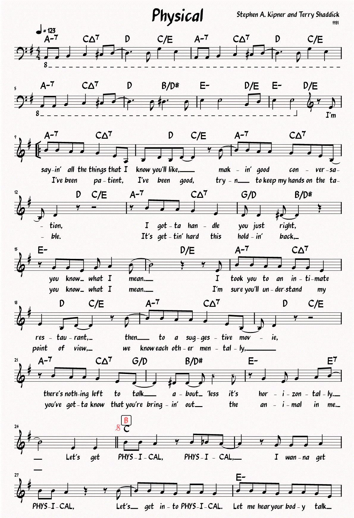 Sheet Music