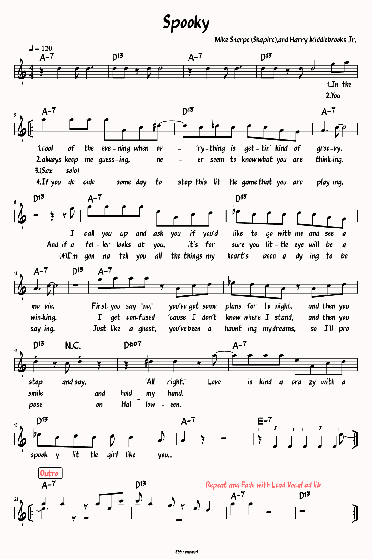 Sheet Music