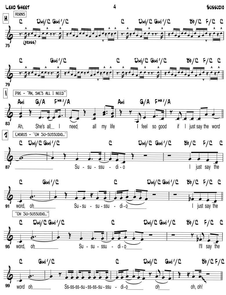 Sheet Music