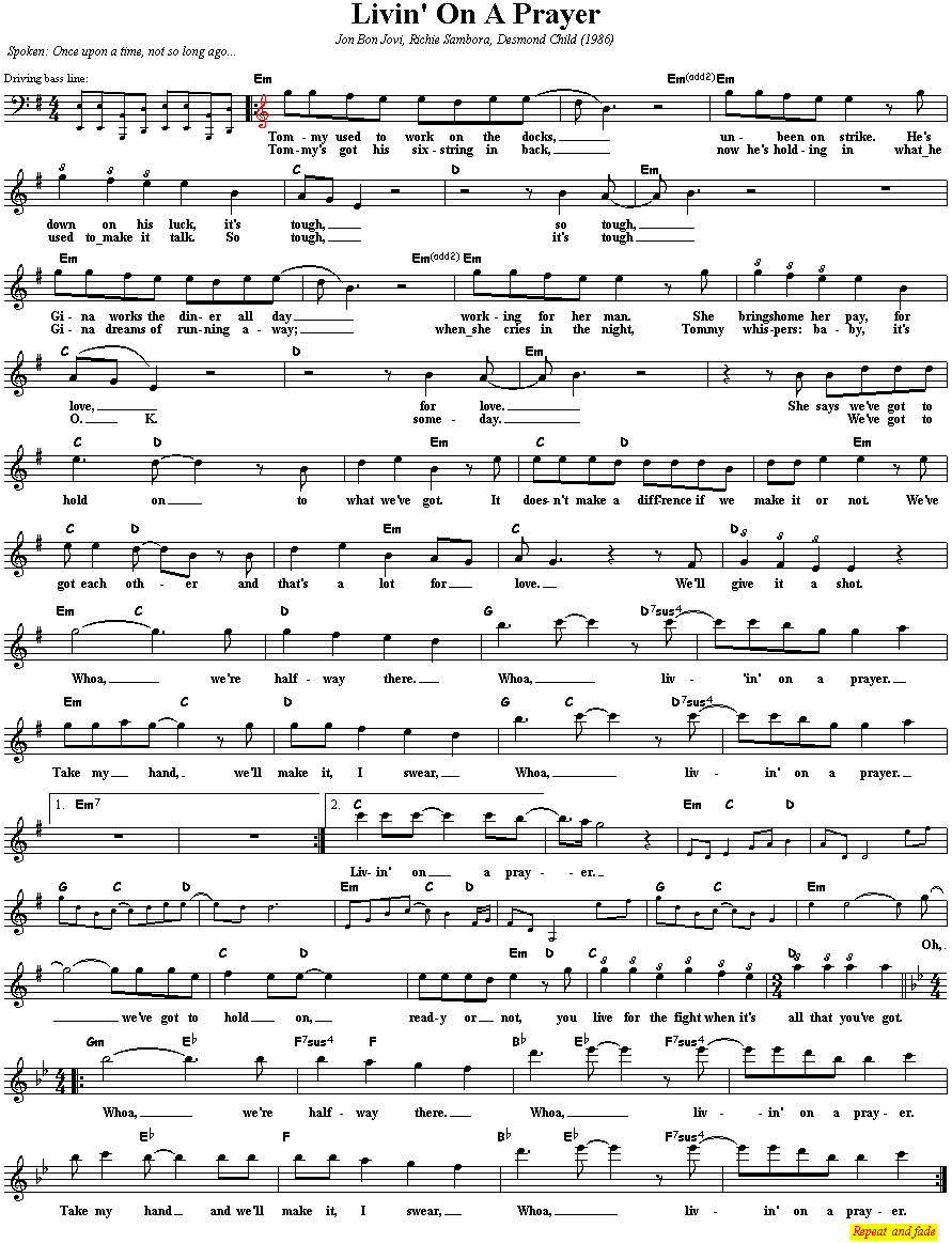 Sheet Music