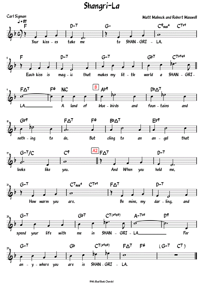 Sheet Music